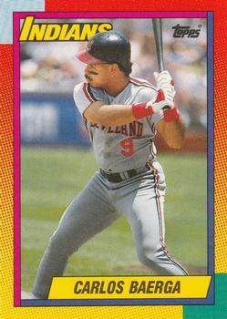 #6T Carlos Baerga - Cleveland Indians - 1990 Topps Traded Baseball