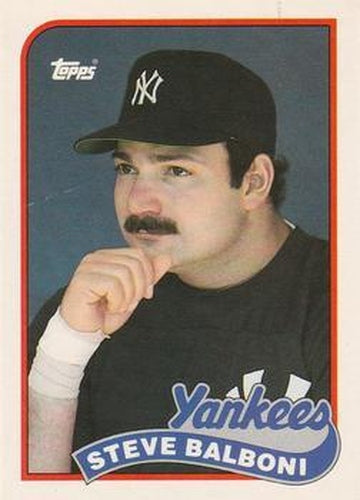 #6T Steve Balboni - New York Yankees - 1989 Topps Traded Baseball