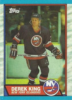 #6 Derek King - New York Islanders - 1989-90 Topps Hockey