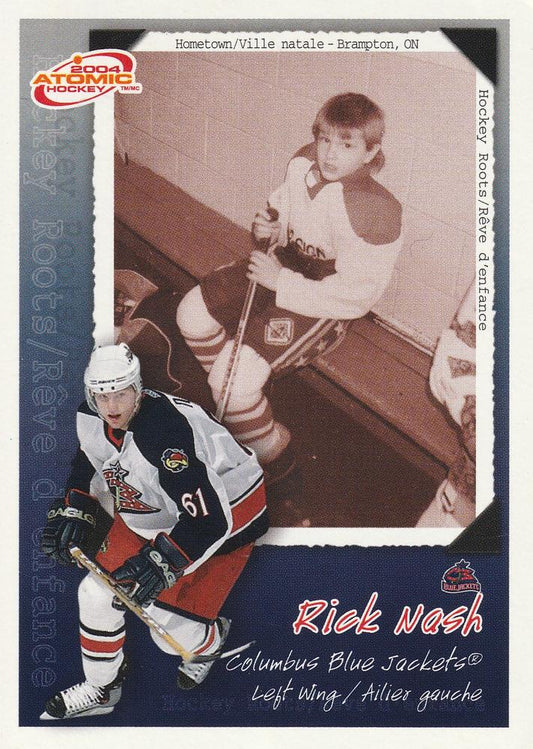 #6 Rick Nash - Columbus Blue Jackets - 2003-04 Pacific McDonald's Hockey - Hockey Roots Checklists