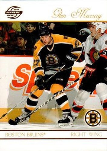 #6 Glen Murray - Boston Bruins - 2003-04 Pacific Supreme Hockey