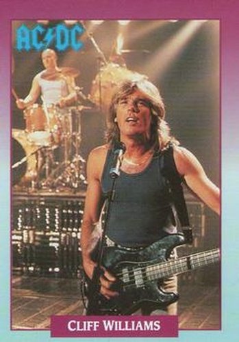 #6 Cliff Williams - 1991 Brockum Rock Cards