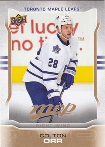 #6 Colton Orr - Toronto Maple Leafs - 2014-15 Upper Deck MVP Hockey