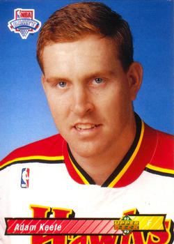 #6 Adam Keefe - Atlanta Hawks - 1992-93 Upper Deck Basketball