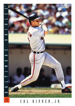 #6 Cal Ripken Jr. - Baltimore Orioles - 1993 Score Baseball