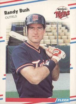 #6 Randy Bush - Minnesota Twins - 1988 Fleer Baseball