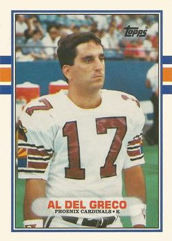 #6T Al Del Greco - Phoenix Cardinals - 1989 Topps Traded Football