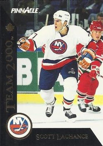 #6 Scott Lachance - New York Islanders - 1992-93 Pinnacle Canadian Hockey - Team 2000