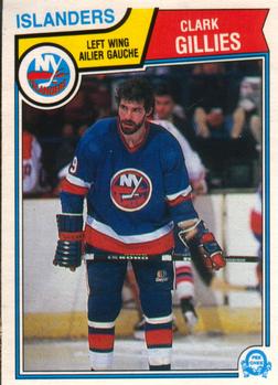 #6 Clark Gillies - New York Islanders - 1983-84 O-Pee-Chee Hockey
