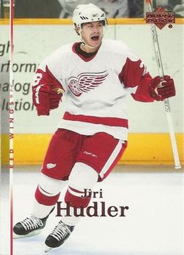 #6 Jiri Hudler - Detroit Red Wings - 2007-08 Upper Deck Hockey