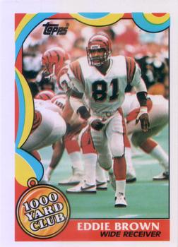 #6 Eddie Brown - Cincinnati Bengals - 1989 Topps Football - 1000 Yard Club