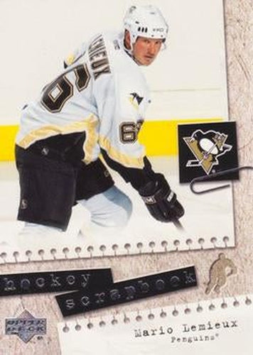 #HS6 Mario Lemieux - Pittsburgh Penguins - 2005-06 Upper Deck - Hockey Scrapbook