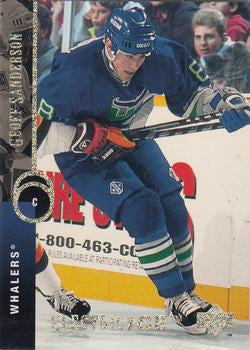 #6 Geoff Sanderson - Hartford Whalers - 1994-95 Upper Deck Hockey - Electric Ice