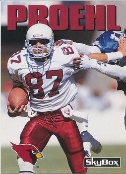 #6 Ricky Proehl - Phoenix Cardinals - 1992 SkyBox Impact Football
