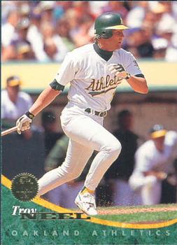 #6 Troy Neel - Oakland Athletics - 1994 Leaf Baseball