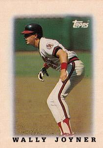 #6 Wally Joyner - California Angels - 1988 Topps Major League Leaders Minis Baseball