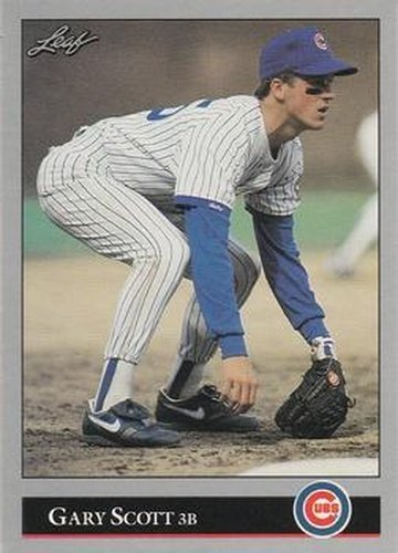 #6 Gary Scott - Chicago Cubs - 1992 Leaf Baseball