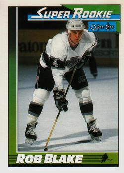 #6 Rob Blake - Los Angeles Kings - 1991-92 O-Pee-Chee Hockey