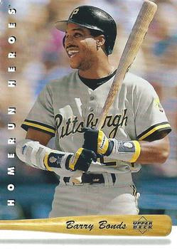 #HR6 Barry Bonds - Pittsburgh Pirates - 1993 Upper Deck Baseball - Home Run Heroes