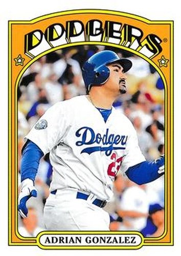 #6 Adrian Gonzalez - Los Angeles Dodgers - 2013 Topps Archives Baseball
