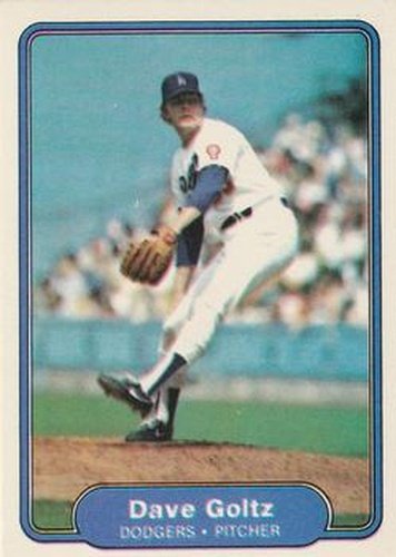 #6 Dave Goltz - Los Angeles Dodgers - 1982 Fleer Baseball