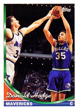 #6 Donald Hodge - Dallas Mavericks - 1993-94 Topps Basketball