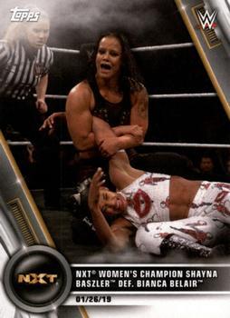 #6 NXT Women's Champion Shayna Baszler def. Bianca Belair - 2020 Topps WWE Women's Division Wrestling