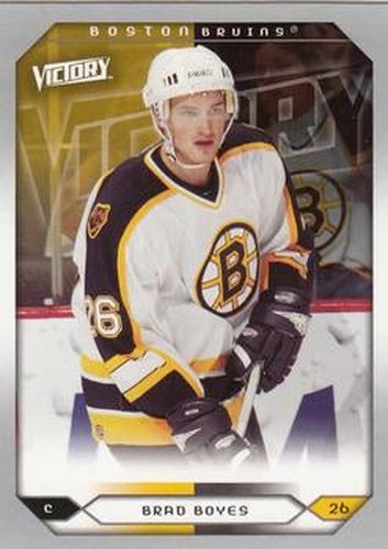 #206 Brad Boyes - Boston Bruins - 2005-06 Upper Deck Victory Hockey