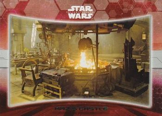 #6 Maz's Castle - 2015 Topps Star Wars The Force Awakens - Locations