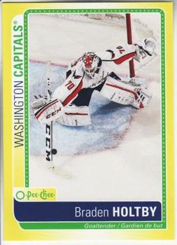 #S-BH Braden Holtby - Washington Capitals - 2013-14 O-Pee-Chee Hockey - Stickers
