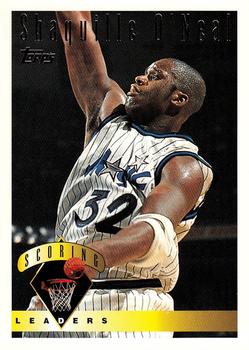 #6 Shaquille O'Neal - Orlando Magic - 1995-96 Topps Basketball