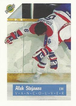 #6 Alek Stojanov - Vancouver Canucks - 1991 Ultimate Draft Hockey