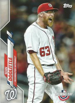 #6 Sean Doolittle - Washington Nationals - 2020 Topps Opening Day Baseball