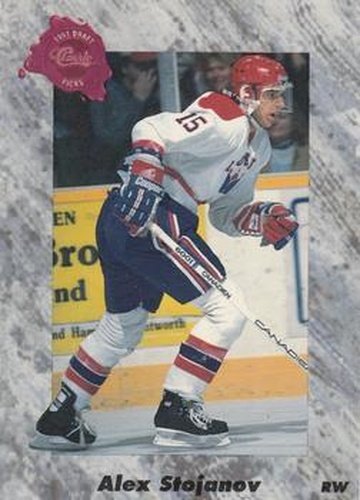 #6 Alek Stojanov - Vancouver Canucks - 1991 Classic Four Sport