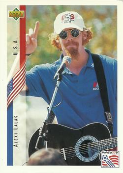 #6 Alexi Lalas - USA - 1994 Upper Deck World Cup Contenders English/Spanish Soccer