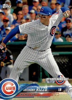 #6 Anthony Rizzo - Chicago Cubs - 2018 Topps Opening Day Baseball