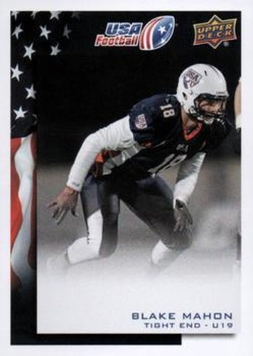 #6 Blake Mahon - USA - 2014 Upper Deck USA Football