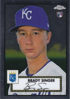 #6 Brady Singer - Kansas City Royals - 2021 Topps Chrome Platinum Anniversary Baseball