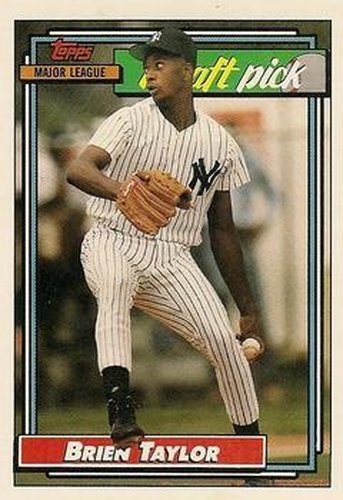 #6 Brien Taylor - New York Yankees - 1992 Topps Baseball