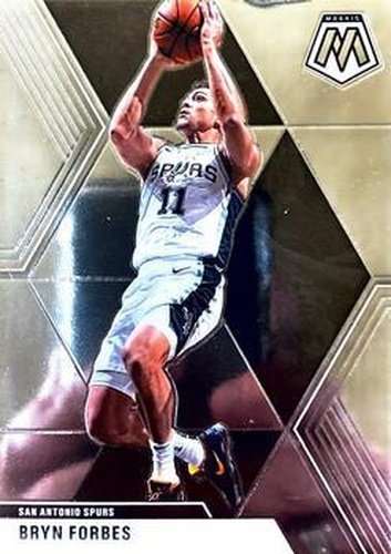 #6 Bryn Forbes - San Antonio Spurs - 2019-20 Panini Mosaic Basketball