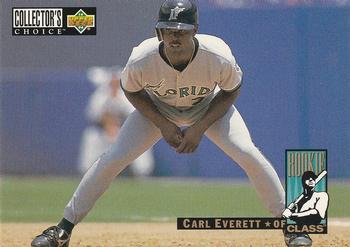 #6 Carl Everett - Florida Marlins - 1994 Collector's Choice Baseball