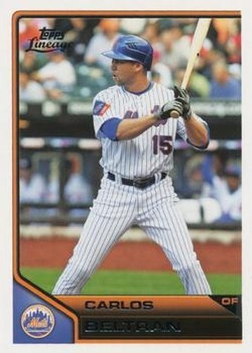 #6 Carlos Beltran - New York Mets - 2011 Topps Lineage Baseball