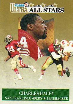 #6 Charles Haley - San Francisco 49ers - 1991 Ultra Football - All Stars