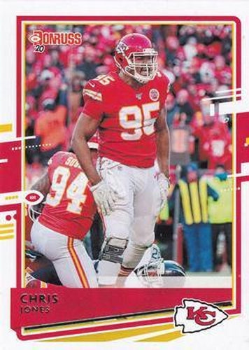 #6 Chris Jones - Kansas City Chiefs - 2020 Donruss Football