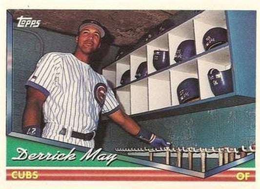 #6 Derrick May - Chicago Cubs - 1994 Topps Baseball