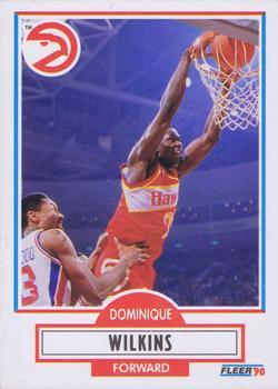 #6 Dominique Wilkins - Atlanta Hawks - 1990-91 Fleer Basketball