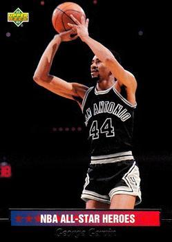 #6 George Gervin - San Antonio Spurs - 1992-93 Upper Deck NBA All-Stars Basketball