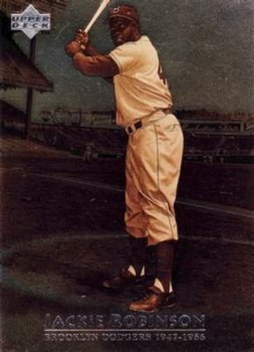 #6 Jackie Robinson - Brooklyn Dodgers - 1997 Upper Deck Baseball