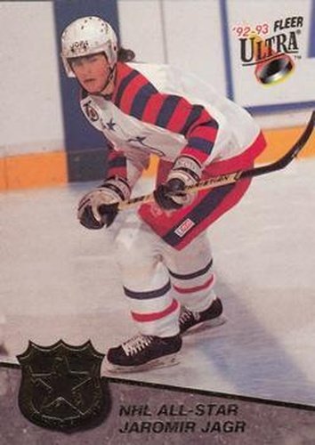 #6 Jaromir Jagr - Pittsburgh Penguins - 1992-93 Ultra - NHL All-Stars Hockey