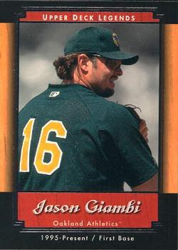 #6 Jason Giambi - Oakland Athletics - 2001 Upper Deck Legends Baseball